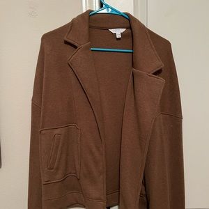 Never worn cute and comfy brown blazer for work or anything else